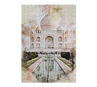 Puzzle Adulte Taj Mahal in Watercolor, Format 300 PCS