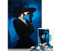 Puzzle Adulte Tempérament féminin Puzzle pour Adultes 1000 pièces Design Dynamique et Unique expérience de Puzzle relaxante et stimulante (50x75cm)