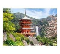 Puzzle adulte temple du japon : seiganto-ji - 1000 pieces - collection paysage asie - nouveaute