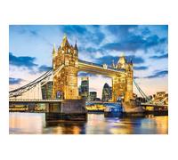 Puzzle Adulte Tower Bridge Au Crepuscule - 2000 Pieces - Clementoni Collection Monument De Londre - Angleterre