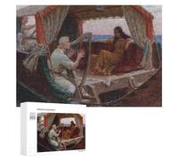 Puzzle Adulte Tristan and Isolde by Edmund Leighton, 300 PCS