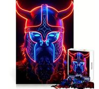 Puzzle Adulte Viking néon 1000 pièces, Jeu de réflexion, détente, découpe de qualité, Cadeau précieux (38x52cm)