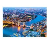 Puzzle adulte - vue sur la ville de londre au couche du soleil - 1000 pieces - collection tower bridge et monument d angleterre G
