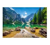 Puzzle Adulte - Vue Sur le Lac Et La Montagne Au Printemps - 1000 Pieces - Collection Paysage