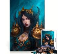 Puzzle Adulte Warrior Girl 1000 pièces Détente et mémoire Assemblage sécurisé Cadeau de Noël Chaleureux (50x75cm)