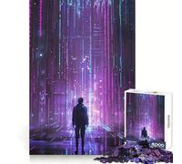 Puzzle Adulte Web Alone 1000 pièces Bien-être Mental Activité sereine Bords tranchants Cadeau spécial (38x26cm)