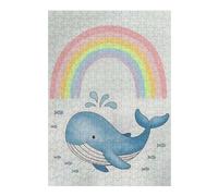 Puzzle Adulte Whale, Fish and Rainbow, 300 PCS
