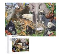 Puzzle Adulte Wild Animal Collage Nature's Diversity, 1000 PCS