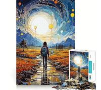 Puzzle Adulte Wild Journey 1000 pièces Jeu de mémoire Amusant Assemblage Stable,pièces Qui ne bougent Pas Format Compact Idéal pour des Moments de Jeu en Famille (38x26cm)
