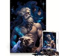 Puzzle Adulte Zeus et Son Compagnon, 1000 pièces, Exercice Intelligent, détente, Bords précis, pour Les fêtes (50x75cm)