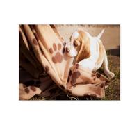 Puzzle Adultes 1000 Pièces en Bois，Chien Beagle，Puzzle Coloré Formation Attention Patience Jouets Logique Mémoire Défi（75x50cm）-H78