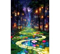 Puzzle Adultes 200 Pièces Jeux d'activités Familiales - 200 pièces Puzzle à Faire Soi-même pour Décoration d'intérieur - Puzzles pour Adultes Route de la Ville de rêve