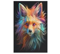 Puzzle Adultes Animal Fox 1000 Pièces Puzzles en Bois pour Enfants À Partir De 12 Ans ÉduChatif Jeu Familial (78×53cm)