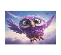 Puzzle Adultes Cute Chouette 1000 Pièces Puzzles en Bois pour EnfFourmis À Partir De 12 Ans Éducatif Jeu Familial (75×50cm)