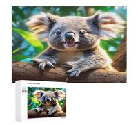 Puzzle Adultes Koala 1000 Pièces Puzzles en Bois pour Enfants À Partir De 12 Ans ÉduChatif Jeu Familial （75×50cm）