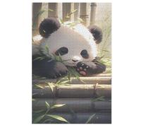 Puzzle Adultes Panda 1000 Pièces Puzzles en Bois pour Enfants À Partir De 12 Ans ÉduChatif Jeu Familial 78×53cm