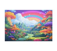 Puzzle Adultes Pays des Merveilles 1000 Pièces Puzzles en Bois pour EnfFourmis À Partir De 12 Ans Éduchatif Jeu Familial （75×50cm）