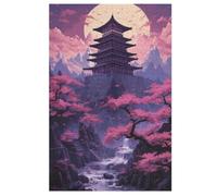 Puzzle Adultes Style Japonais 1000 Pièces Puzzles en Bois pour EnfFourmis À Partir De 12 Ans ÉduChatif Jeu Familial 78×53cm