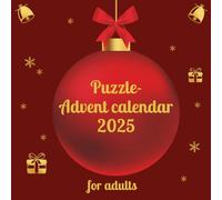 Puzzle Advent Calendar for Adults: Daily Puzzle Fun with Sudoku, Word Search and Mazes