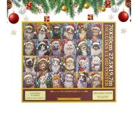 Puzzle advent calender - Interactive, Puzzles De Puzzlee De Noël, Calendrier Du Compte À Rebours Du Chalet De Noël | Calendrier De Puz-zle De L'Avent Pour Garçons Girls Women Home Office