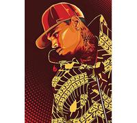 Puzzle Affiche du Chanteur Chris Brown 1000 pièces en Papier pour Adultes, Jeux de décompression en Famille 26x38cm