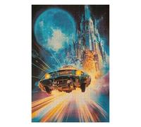 Puzzle Affiche Retour vers Le Futur 1000 pièces Jouet pour Adultes Jeu de décompression-50x70cm