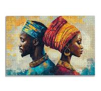 Puzzle Afrique 1500 Pièces Adultes, Puzzle 1500 Pièces pour Adultes et Enfants à Partir de 14 Ans, Rétro Puzzles Bois de Qualité Supérieure avec Une Boîte d'emballage Exquise, Cadeau Femme, -1851