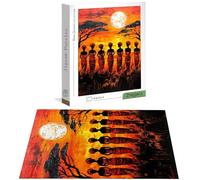 Puzzle Afrique 3000 Pièces Adultes, Puzzle 3000 Pièces pour Adultes et Enfants à Partir de 14 Ans, Femme Puzzles Bois de Qualité Supérieure avec Une Boîte d'emballage Exquise, Cadeaux de Noël H-5781