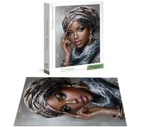 Puzzle Afrique 3000 Pièces Adultes, Puzzle 3000 Pièces pour Adultes et Enfants à Partir de 14 Ans, Femme Puzzles Bois de Qualité Supérieure avec Une Boîte d'emballage Exquise, Cadeaux de Noël H-5261