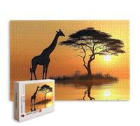 Puzzle Afrique, Puzzle 1000 Pièces Adultes, Puzzles Classiques, Décor -8458
