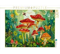 Puzzle · Agrippes-Mouches et Papillons de Nuit dans la forêt enchantée | Agrippes-mouches et papillons de nuit dans la forêt enchantée · 1000 pièces · Format assemblé 64 × 48 cm · CALVENDO Puzzle