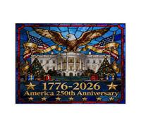 Puzzle aigle du 4 juillet pour adultes, 500 pièces, 250e anniversaire américain, motif patriotique pour divertissement à domicile