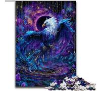 Puzzle Aigle Mystérieux 1000 pièces pour Adultes et Adolescents, Interaction Parent-Enfant intéressante pour réduire Le Stress 26x38cm