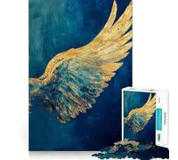 Puzzle Aile d'ange Droit pour Adolescents 1000 Pièces Jeu de Logique et de Détente Attentive Découpe Précise Cadeau Parfait (38x52cm)