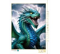 Puzzle · Aile de tempête - Le maître du Ciel | Un puissant dragon qui incarne la force indomptable de la… · 1000 pièces · Format assemblé 64 × 48 cm · CALVENDO Puzzle