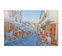Puzzle Albanie 500 pièces Gjirokaster Albanie Jeu de Puzzle Oeuvre d'art Souvenir de Voyage 52x38CM
