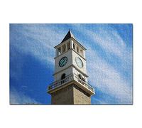 Puzzle Albanie Tour de l'horloge Tirana 100 pièces Jeu d'art Souvenir de Voyage 45,5 x 35,5 cm