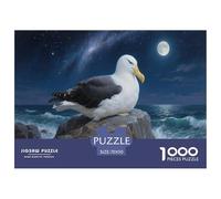 Puzzle Albatros 1000 Pièces en Carton pour Adultes Enfants Jeu Éducatif Jeu De Défi Casse-tête Cadeau Adulte Home Decor 70x50cm/1000pcs