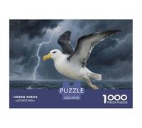 Puzzle Albatros 1000 Pièces en Carton pour Adultes Enfants Jeu Éducatif Jeu De Défi Puzzle Cadeau Enfant Décoration Intérieure 70x50cm/1000pcs