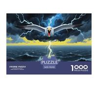 Puzzle Albatros 1000 Pièces en Carton pour Adultes Enfants Jeu Éducatif Jeu De Défi Puzzles Cadeau Anniversaire Home Decor 70x50cm/1000pcs