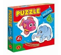 Puzzle ALEXANDER Bébé animaux du zoo 6v1 (2-7 pièces)
