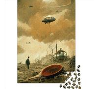 Puzzle Alien Fallout pour adultes, 1000 pièces pour adolescents, jeu éducatif, jouet, cadeaux de Noël, 1000 pièces (75 x 50 cm)