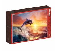 Puzzle ALIZE ALI50076 Saut du Dauphin 500 pièces 47,8 x 34,2 cm Boîte carton Rouge