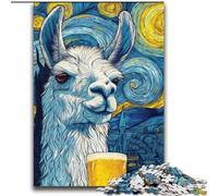 Puzzle Alpaga Ciel Nocturne 2000 pièces pour Adultes et Adolescents, pour Un Moment de détente à la Maison Chaque pièce est Unique - Jeu Familial Stimulant (70x100cm)