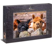 Puzzle Alpaga: Puzzle 1000 Pièces - Motif De Puzzle D'amérique Du Sud Avec Des Alpagas Vivant En Liberté Dans Les Andes