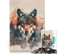 Puzzle Alpha Gaze pour Adultes,1000 pièces,Jeu de Stimulation mentale,découpe Laser de qualité supérieure,activité relaxante en Groupe à l'intérieur (50x75cm)