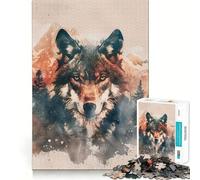 Puzzle Alpha Gaze pour Adultes,1000 pièces,Jeu Stimulant l'esprit,découpe Nette,alignement Parfait,activité de Partage pour Les Proches (38x52cm)