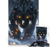 Puzzle Alpha Panther 1000 pièces pour Adolescents, idéal pour stimuler la mémoire, Passer d'agréables Moments de détente, qualité supérieure, Cadeau de Noël Chic (38x52cm)