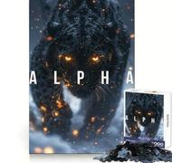 Puzzle Alpha Panther pour Adolescents, 1000 pièces, Stimulant et agréable, Bords Lisses, Cadeau de Noël idéal (38x26cm)