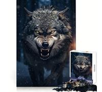 Puzzle Alpha Wolf 1000 pièces pour Adolescents, défi intellectuel, détente, Loisirs, Assemblage sans Couture, Cadeau de Noël idéal (38x52cm)